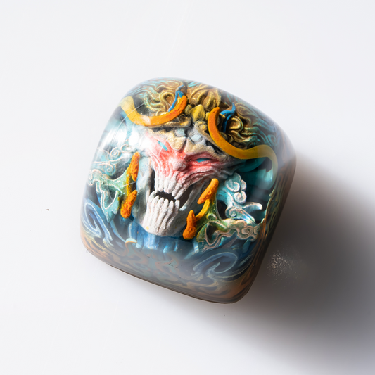 Artisan keycap Dome, The Magic Needle that Stabilizes the Sea-Sun Wu Kong